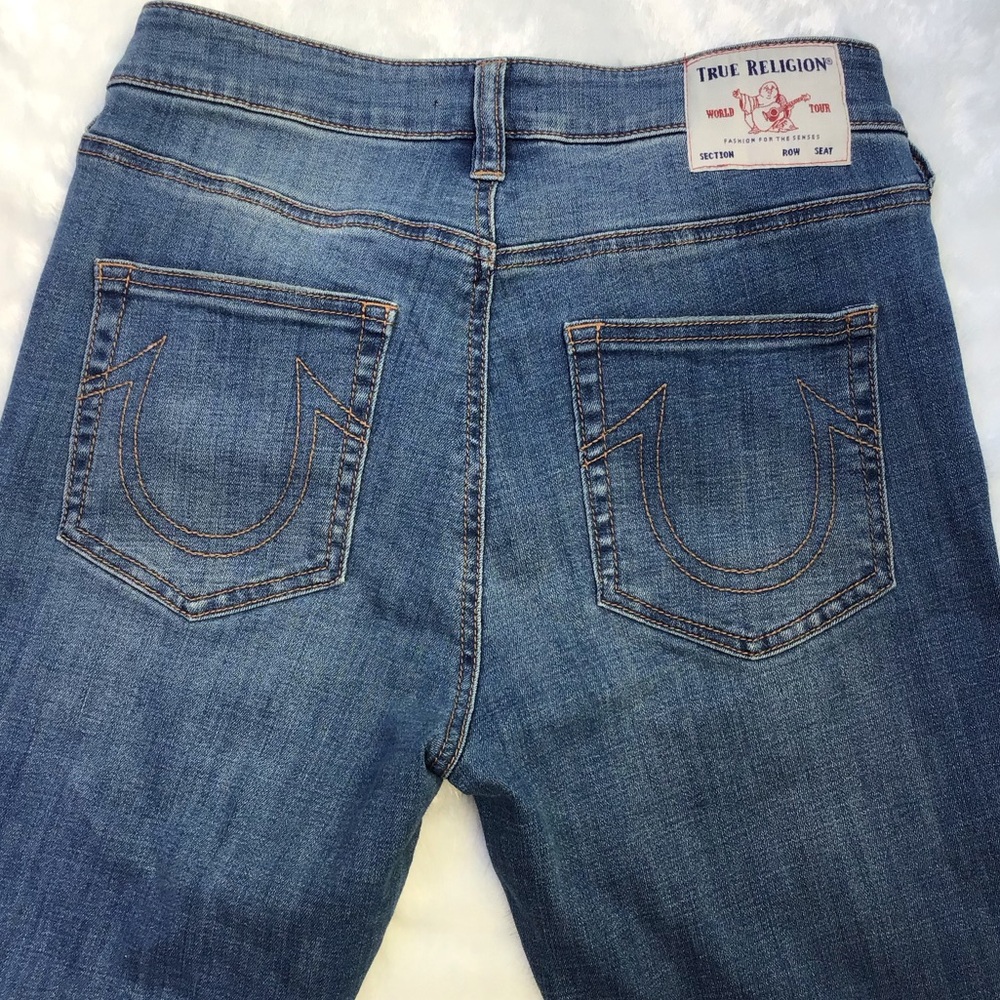 True Religion Jennie Curvy Mid Rise Jeans. Size 29